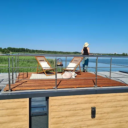Houseboat In Azy Near Jamno * Łazy